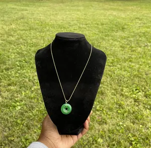 Jade Donut Pendant