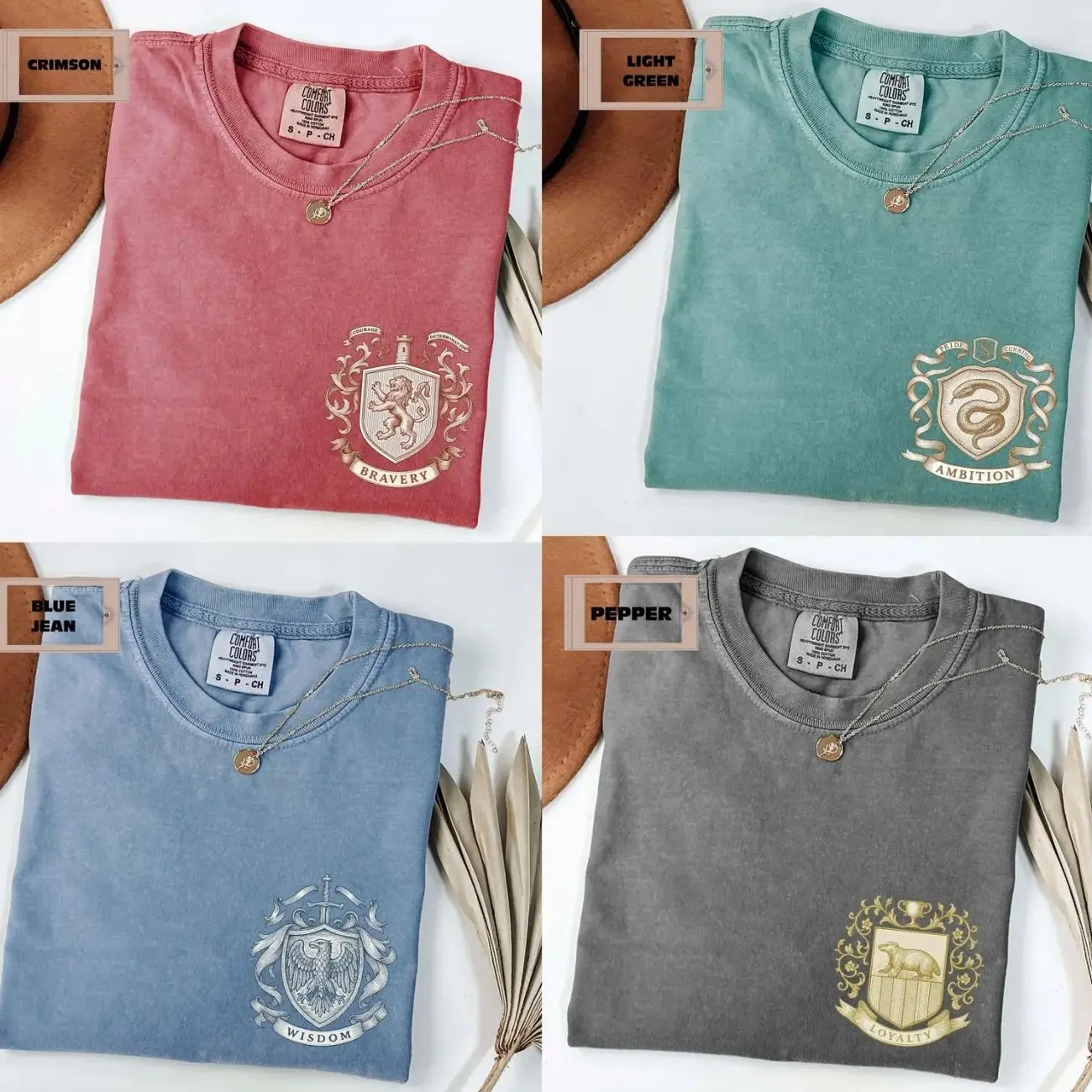 Comfort Colors Wizard House Shirt, Magic School Inspirational Tees, Wizard School Pocket Shirt, Universal Vacation Apparel 5WDHZ