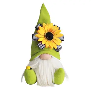 Sunflower Garden Gnome, Bumble Bee Gnomes Plush Decor,World Bee Day Fall Decor ,Fall Holiday Bee Decorations Ornaments for The Home