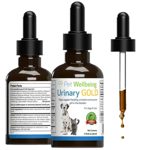 Pet Wellbeing Urinary Gold for Cats - Vet-Formulated Multi-Herb Urinary Tract Support - Feline Bladder Health & Urinary System Wellness - Holistic Cat Supplement - Liquid Formula