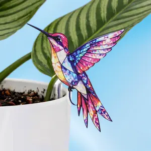 Hummingbird Garden Decor Lovely Bird Themed Gifts Holiday Presents for Plant Mom Female Bird Lovers
