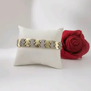 Valdiviajewery #1995 High Quality 14k Gold Plated Bracelet