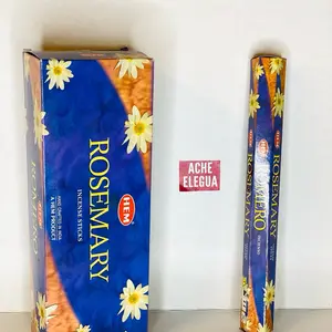 Hem Rosemary Incense Stick for Aromatherapy and Relaxation - Natural Scented Fragrance for Good Luck and Stress Relief - Safe and Healthy Choice