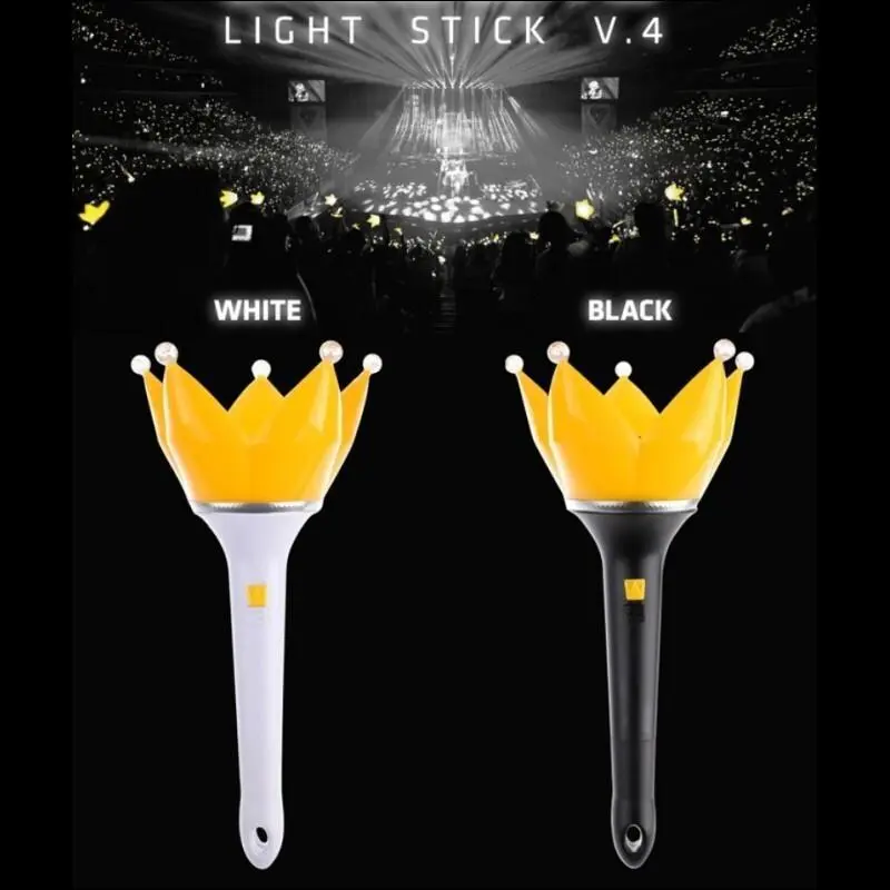 Bigbang's Crown Lamp Ver.4 KPOP Lightstick, Approx. 12cm Support