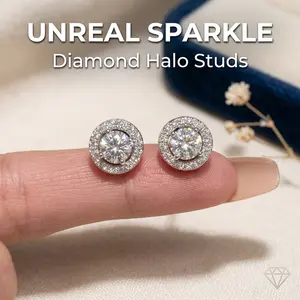 Trending Elegant Round Pavé Rhinestones Stud Earrings for Women – Minimalist Geometric Crystal Jewelry, Gift Idea name mariner chain curb accessories adults lizard