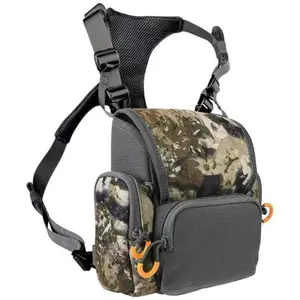Double tube shoulder strap chest bag, used for hunting, bird watching, hiking, outdoor sports, fishing, fitness