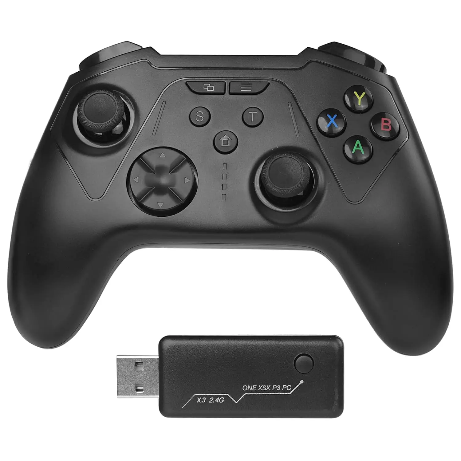 Semaiki 2.4GHz Wireless Bluetooth Gaming Controller for Xbox Series X/S, Xbox 1, PS3 & PC - RGB Hall Effect Joysticks, Dual Vibration, Rotary Motors, Upgraded Console Accessory