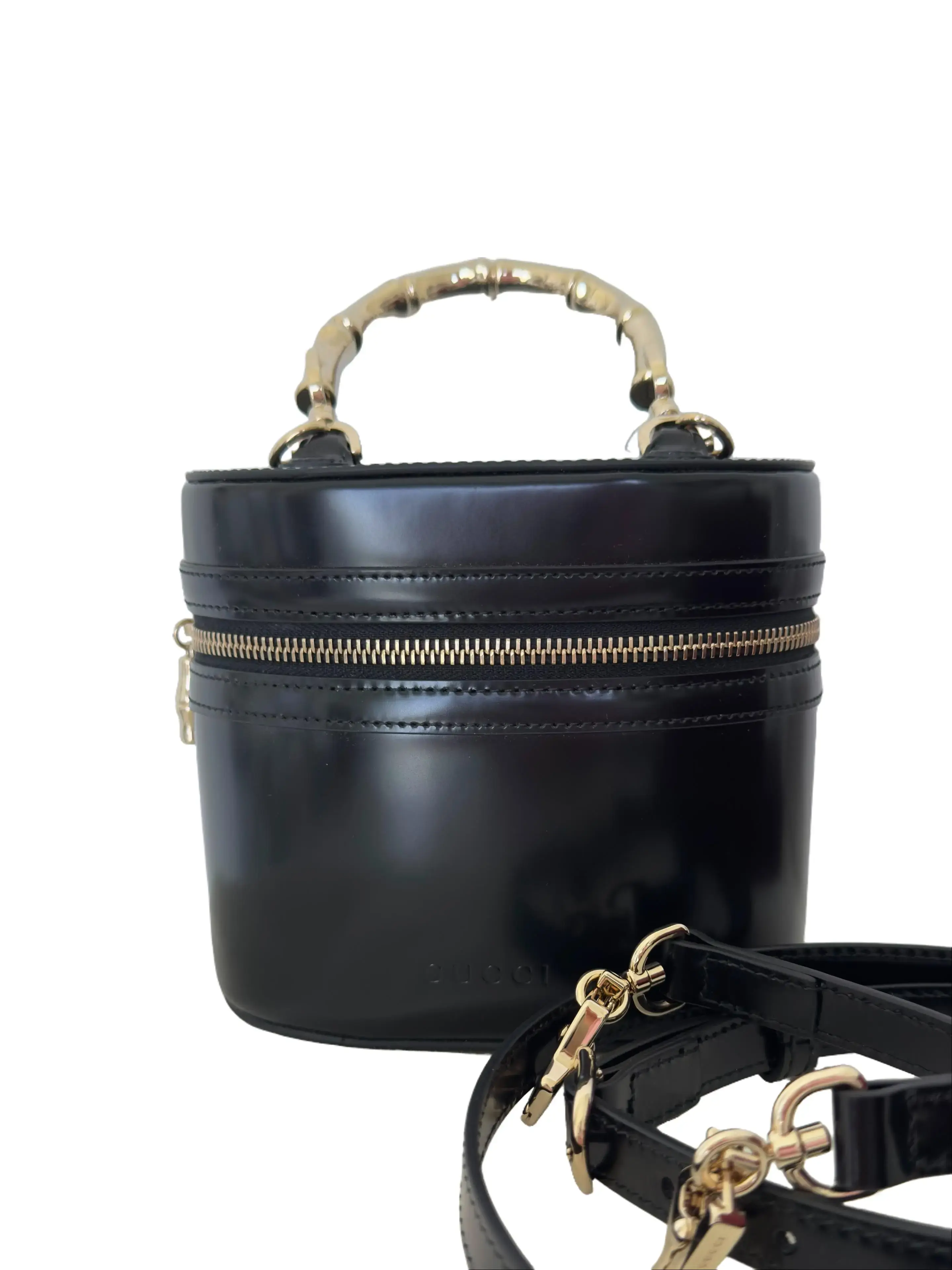 Pre-owned GUCCI Leather Vanity Bag Mini Vanity Bag
