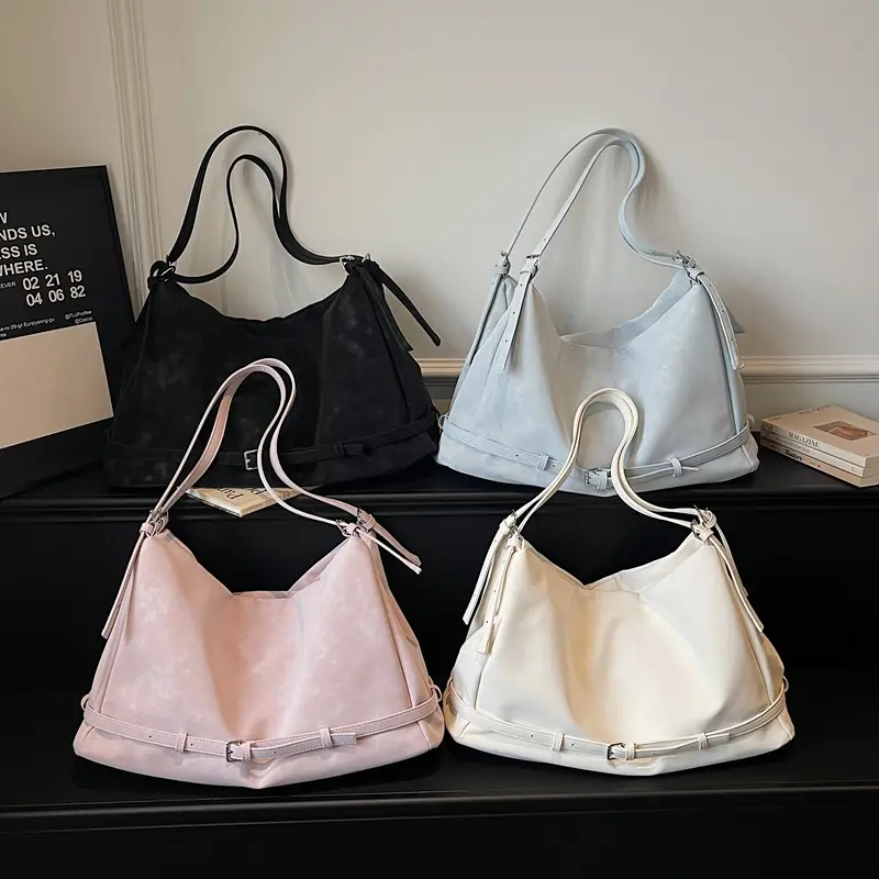 Women's 2026 New Slouchy Crescent Crossbody Satchel - Soft Minimal Casual Fashion Bag for Summer Daily Carry (Women's Crossbody & Shoulder Bags)