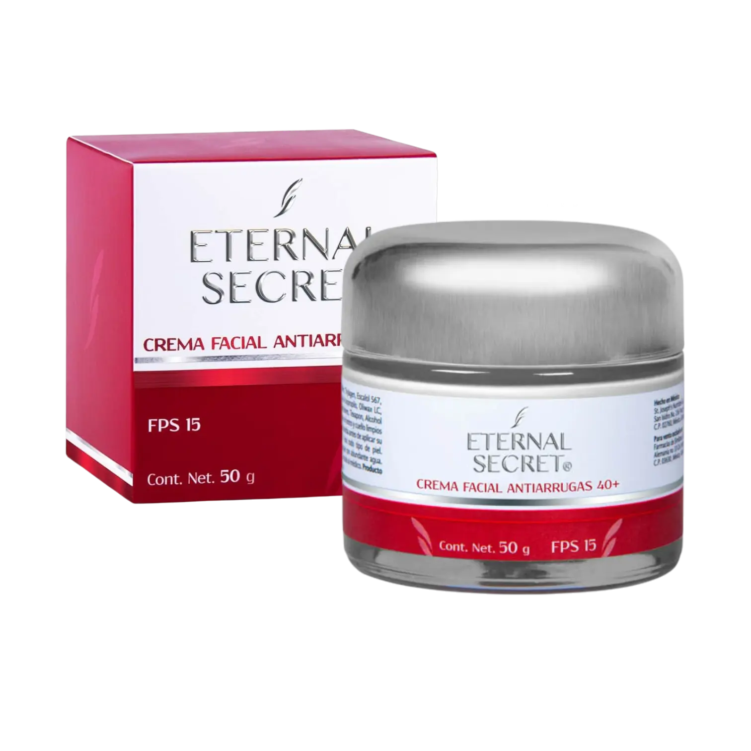 Eternal Secret Anti-Wrinkle Facial Cream with SPF 15 Sunscreen 50g