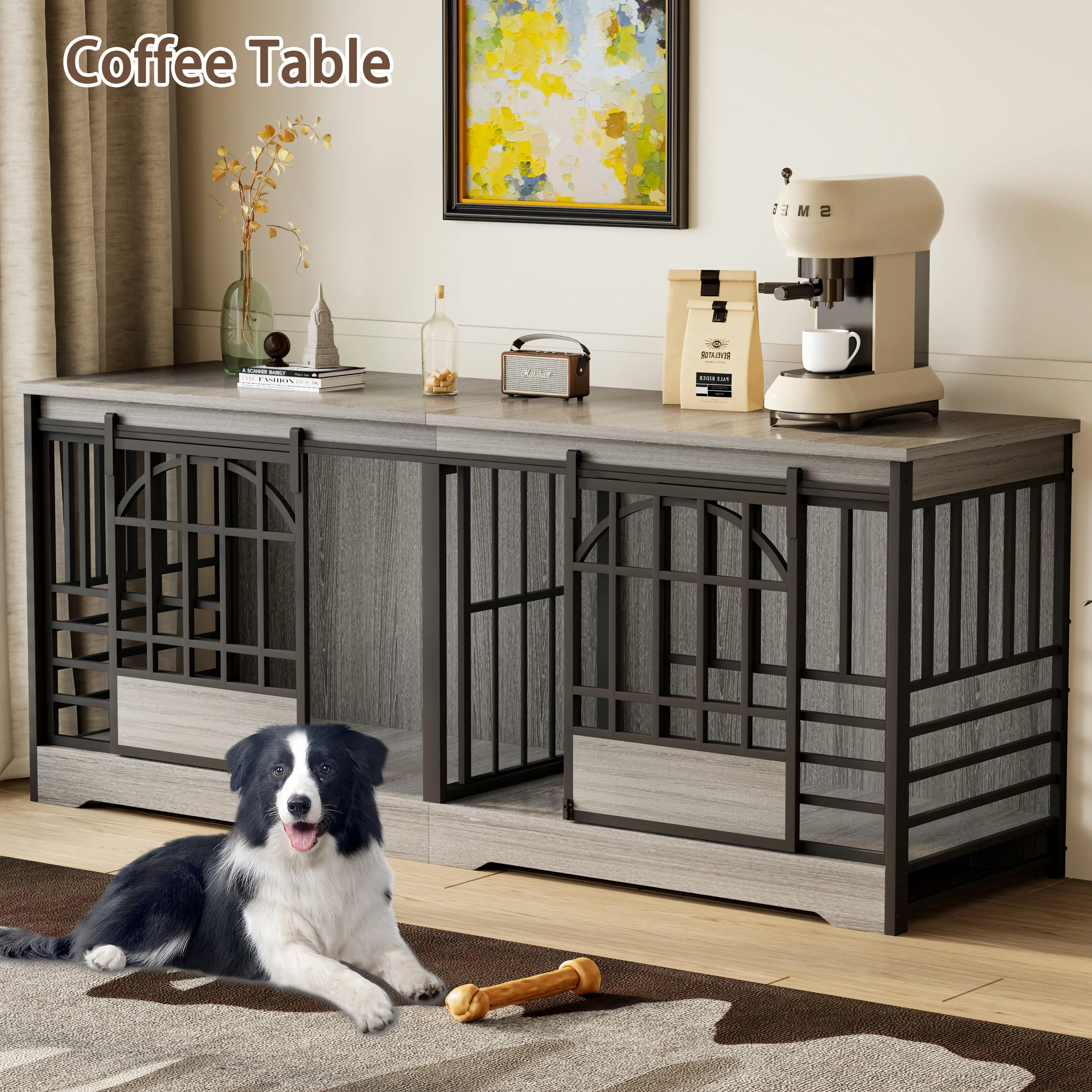 Grey-23.8"L x 78.0"W x 31.7"H