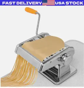 Pasta Maker & Roller Machine Noodle Spaghetti&Fettuccine Maker Health 150mm New