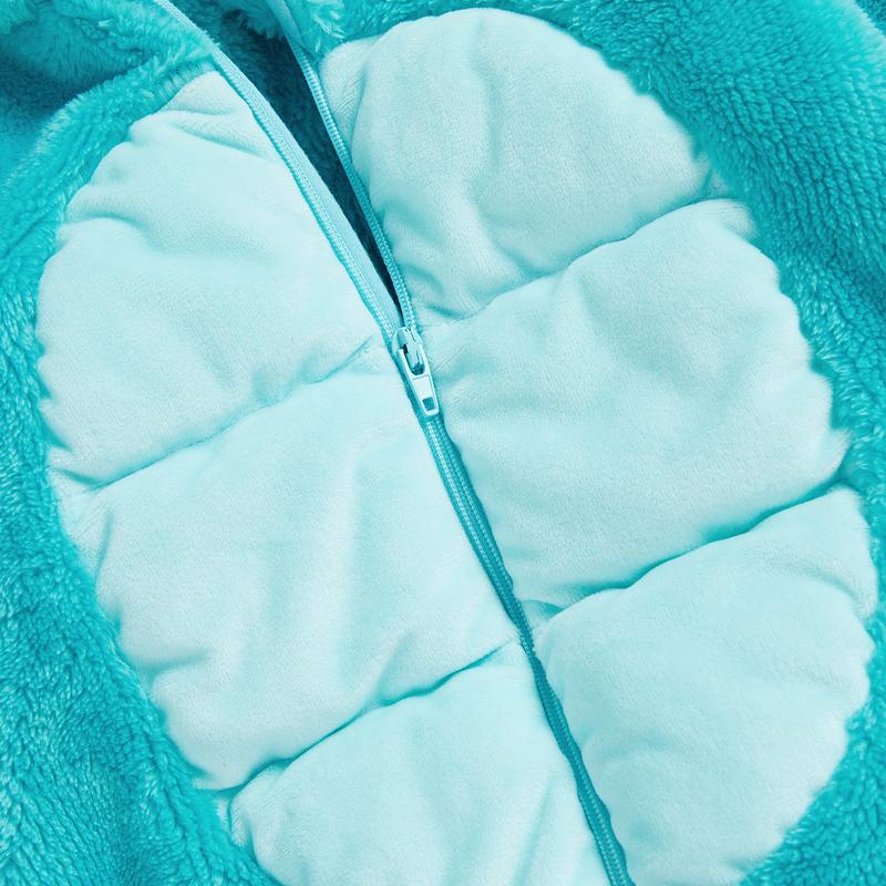 Baby Boys Halloween Dragon Costume Long Sleeve Hooded Zip Up Jumpsuit for Cosplay Costume