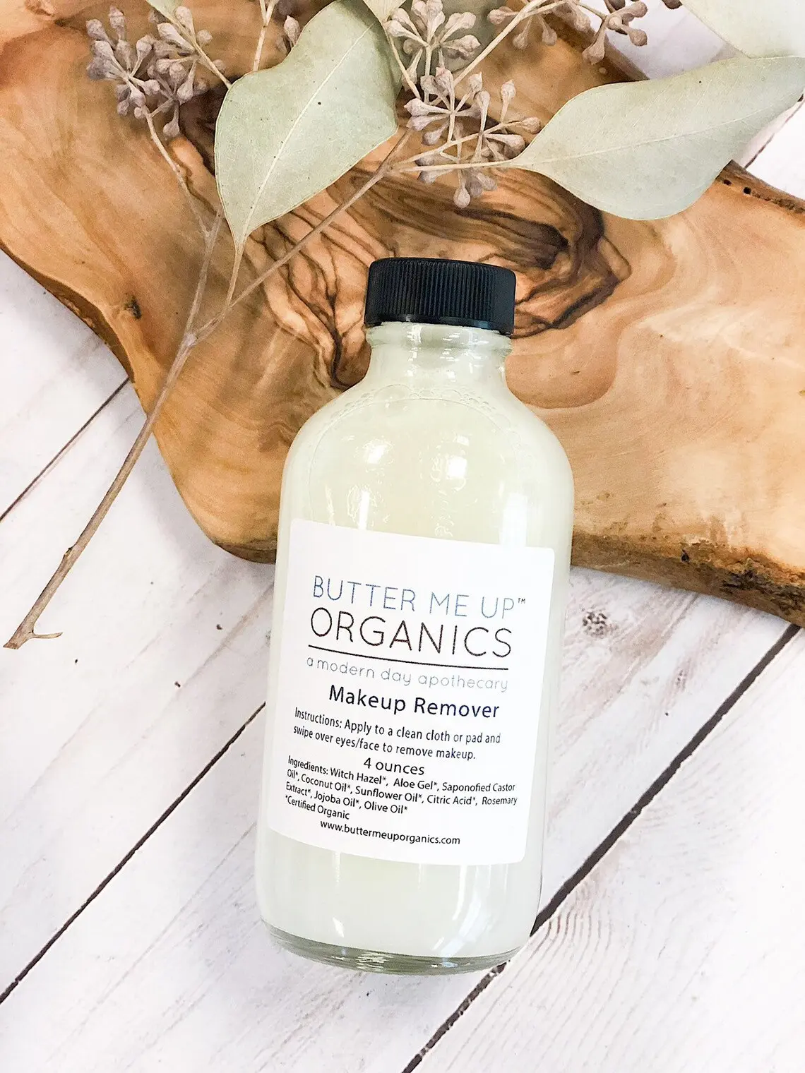 Organic Makeup Remover / Toxin Free / Gentle / Sensitive Skin / Effective / Organic Skincare / Butter Me Up Organics Remover Cleansing Oil