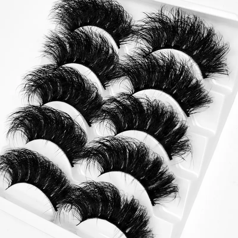 DIY Lash Kit 5 Pairs False Eyelashes, Curly Faux Cluster Lashes, DIY Eyelash Clusters, Full Volume Eyelash for Lashes Extensions, Volumized False Eyelashes, Voluminous False Eyelashes, DIY Cosmetic Eyelash Extensions, DIY Dramatic Lashes