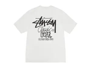 Stussy Classic Gear Pigment Dyed Tee Natural (men) by StockX