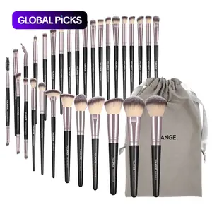 MAANGE Makeup Brush Set with Storage Bag, 30pcs/set Versatile Multifunctional Soft Makeup Brushes for Foundation, Blush and Lips, Soft Cosmetic Brushes & Comfortable Grip Makeup Brush Kit #GLOBAL PICKS
