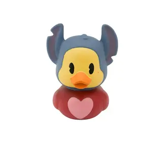 Valentines Day Character Cartoon Themed Yellow Rubber Duck Ducks - Costume Dress Up - Individual - Red Pink Heart - Valentine gifts