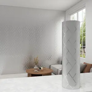 Self-Adhesive Wall Stickers, TV Background Decorative Wallpaper, Kitchen Bedroom 3D Metal Wallpaper, Waterproof Moisture-Proof Home DIY, Diy Wallpapers