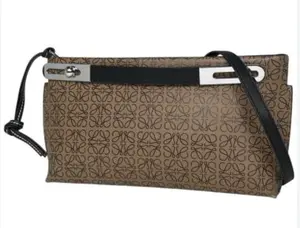 Pre-owned Loewe Leather Shoulder Bags Small Repeat Anagram Missy satchel 4000031547068