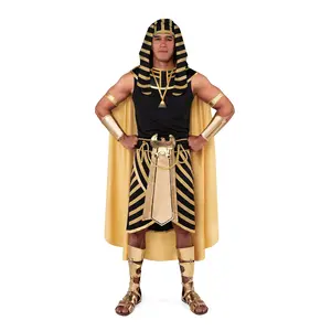 Men Pharaoh Egyptian King Costume 2 STYLES ! Halloween Dress Up Cosplay Role Play