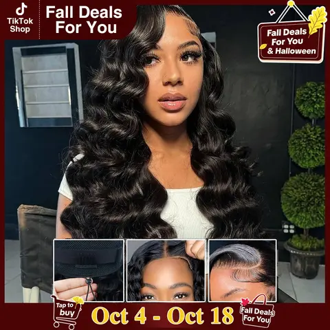 [New in] STERLY 200% Density Burgundy / Black Color 7x6 Glueless Deep / Body Wave Wig with Drawstring Burmese Curly One-Step Glueless Wig 100% Human Hair Wig Natural Color Kinky Curly Ready to Wear Wig #tiktokshopstockup