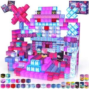 200PCS Magnetic Building Set, Magnet Cubes, STEM Montessori Sensory Kids Stuff, 3+ Years Boys Girls Christmas Birthday Gift