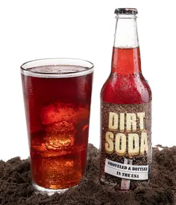 Dirt Soda Pop - Earthy Fizzy Beverage Soda Drink with Pure Cane Sugar Sweetness