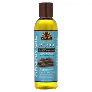 Okay Pure Naturals Argan Hot Oil Treatment, 6 oz (177 ml) Okay Pure Naturals Argan Hot Oil Treatment, 6 oz (177 ml)