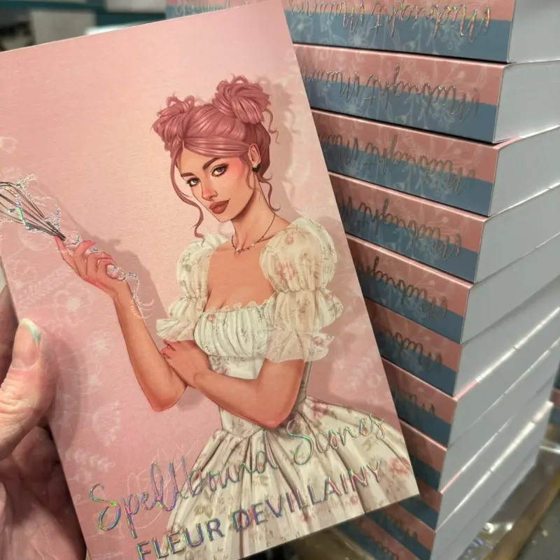 Fleur DeVillainy Spellbound Scones and Midnight Macarons DUOLOGY Limited Edition Signed Novella with Printed Edges - Foiled bookstores of Paperback Novel romance books