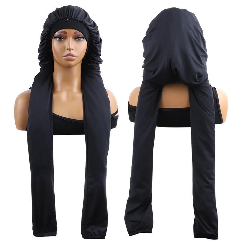 Pantyhose Bonnet for Sleeping – 2-in-1 Long Hair & Braids Protection, UV Shield, Breathable & Water-Resistant,Valentine's Day Special Gift Selection