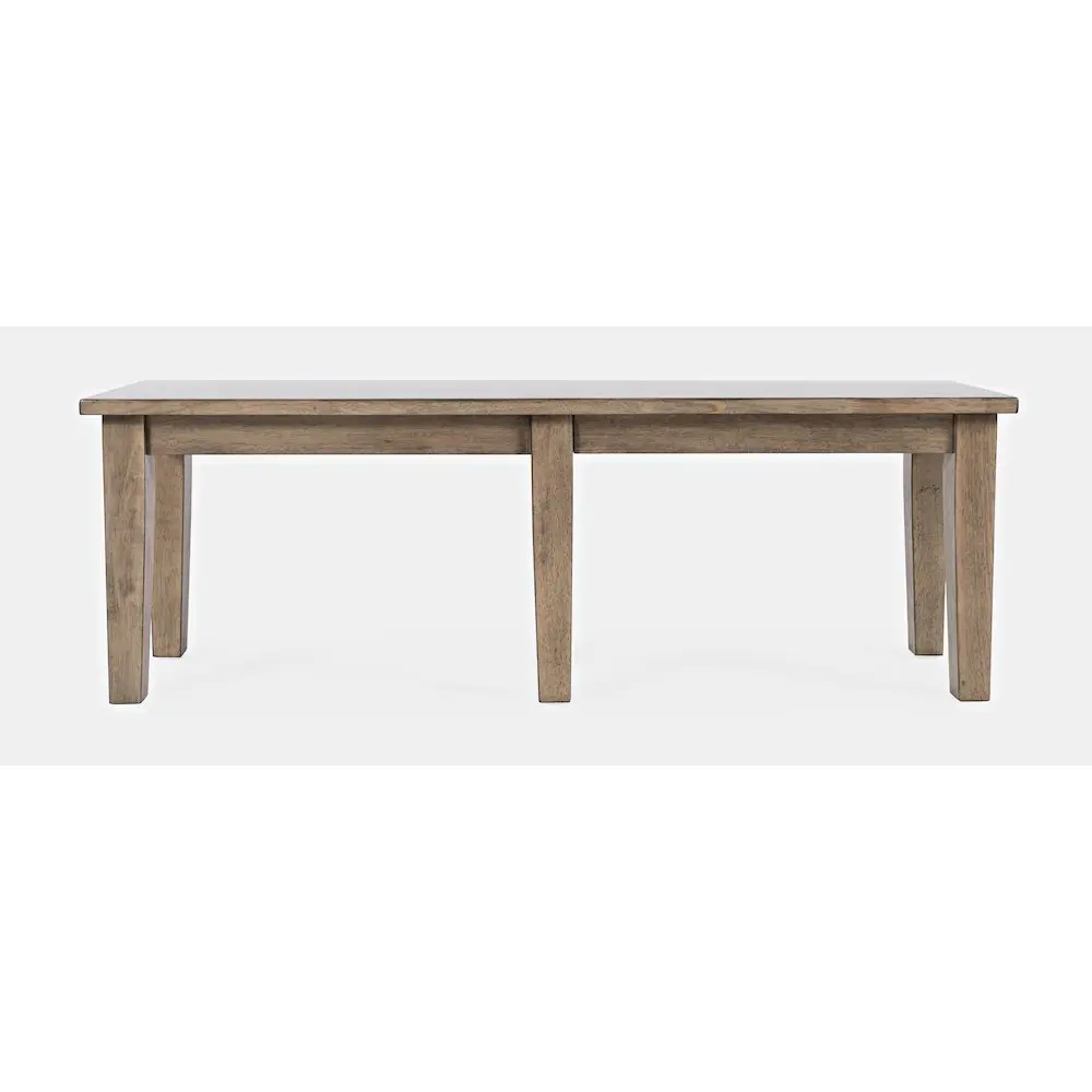 Jofran Prescott 52'' Solid Wood Dining Bench, Modern Contemporary Style, Contemporary Home Decor, Distressed Finish, Authentically Lived-In Quality, Thoughtful Craftsmanship