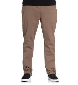 Stretched E-Waist Canvas Pants - Walnut
