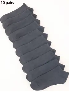 Women's & Rubber Sole Boat Socks, Everyday Casual Fitted Ankle Socks for All Seasons, Unisex Sports Fashion Socks