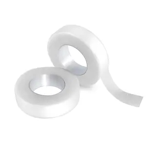 PE Breathable Eyelash Tape for Extension Isolation Lash Tape Easy Tear, Lift Eyelids(2 Rolls,Transparent)