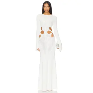 SAU LEE x REVOLVE Destiny Knit Dress in Ivory