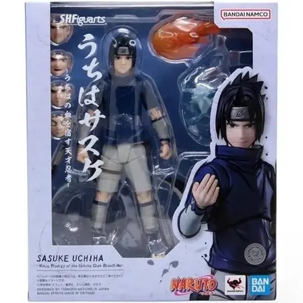 SHFiguarts Sasuke Uchiha Action Figure - Naruto Series Uchiha Clan Ninja Prodigy with Bloodline Traits