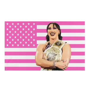 [ Collection ] Rhea Ripley WWE American Flag 3x5Ft Tapestry – WrestleMania 42 (2026) Edition, Mami Era Wall Hanging Banner for Man Cave, College Dorm Room & Outdoor Decor, Durable Fabric with 4 Brass Grommets, Perfect Gift for WWE Fans
