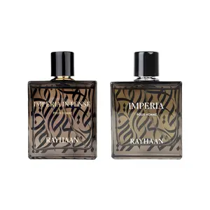 Rayhaan Imperia & Imperia Intense Bundle Set for Men Eau de Parfum Spray, 3.4 Ounce