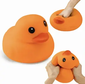 Jumbo Squishy Duck Stress Toy - Soft Flexible Sensory Fun for Kids Teens Adults - Durable Non-Toxic Material - Perfect Gift for Relaxation & Stress Relief