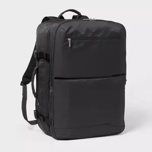 45L Travel Backpack - Open Story Black