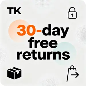 30-day free returns, 60-day quality guarantee