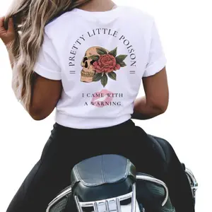 Warren Zeiders Pretty Little Poison Skull Graphic Tee - Country Music Festival Shirt Tshirt