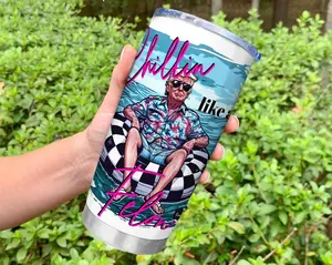 Chillin Like A Felon Tumbler - 4th of July Tumbler -  Trendy Republican