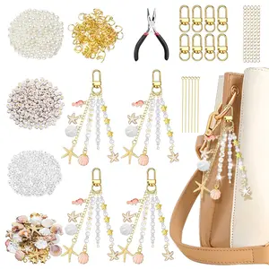776Pcs Seashell Keychain Making Kit Ocean DIY Craft Key Chain Starfish Pearl Seahorse Letter Name Beads with Keychain Clip and Tool Accessories for Backpacks Purse Tote Bag Crafts DIY Supplies - Home Improvement.