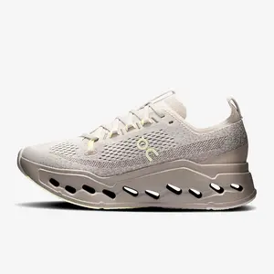 On Women's Cloudsurfer Max Pelican Limelight