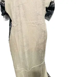 Baati Dress - Elegant Long Sleeve Design with Floral Pattern, Perfect for Special Occasions