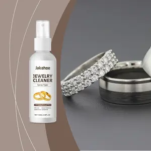 Jewelry Cleaner 100ML for Multi-Material, Gentle and Effective Stain Removal, Daily Care Solution for Sparkling Shine