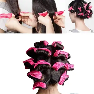 10pcs/set Soft Heatless Foam Hair Rollers Set – Lightweight, Portable & Easy Overnight Styling for Frizz-Free, No-Damage Curls, Natural Curl and Wave, Pillow Polka Dot Design, DIY Sponge Hair Styling Tool, Soft Hair Curlers for Women & Girls