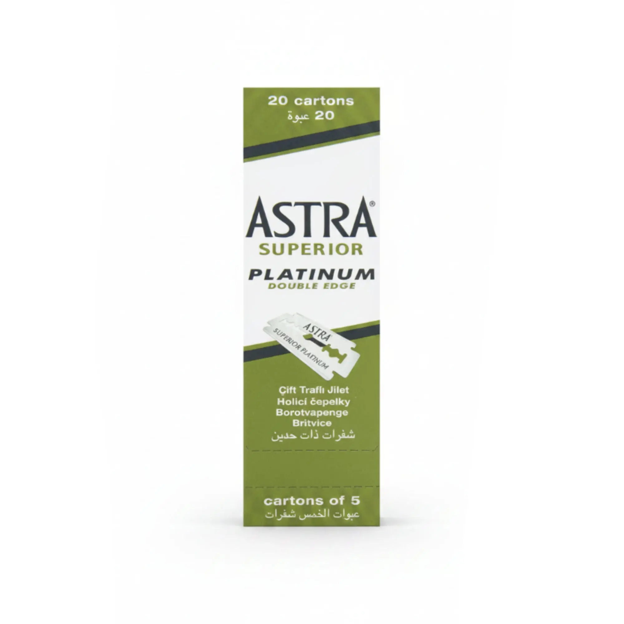 Astra Double Edge Razor Blades (Green)